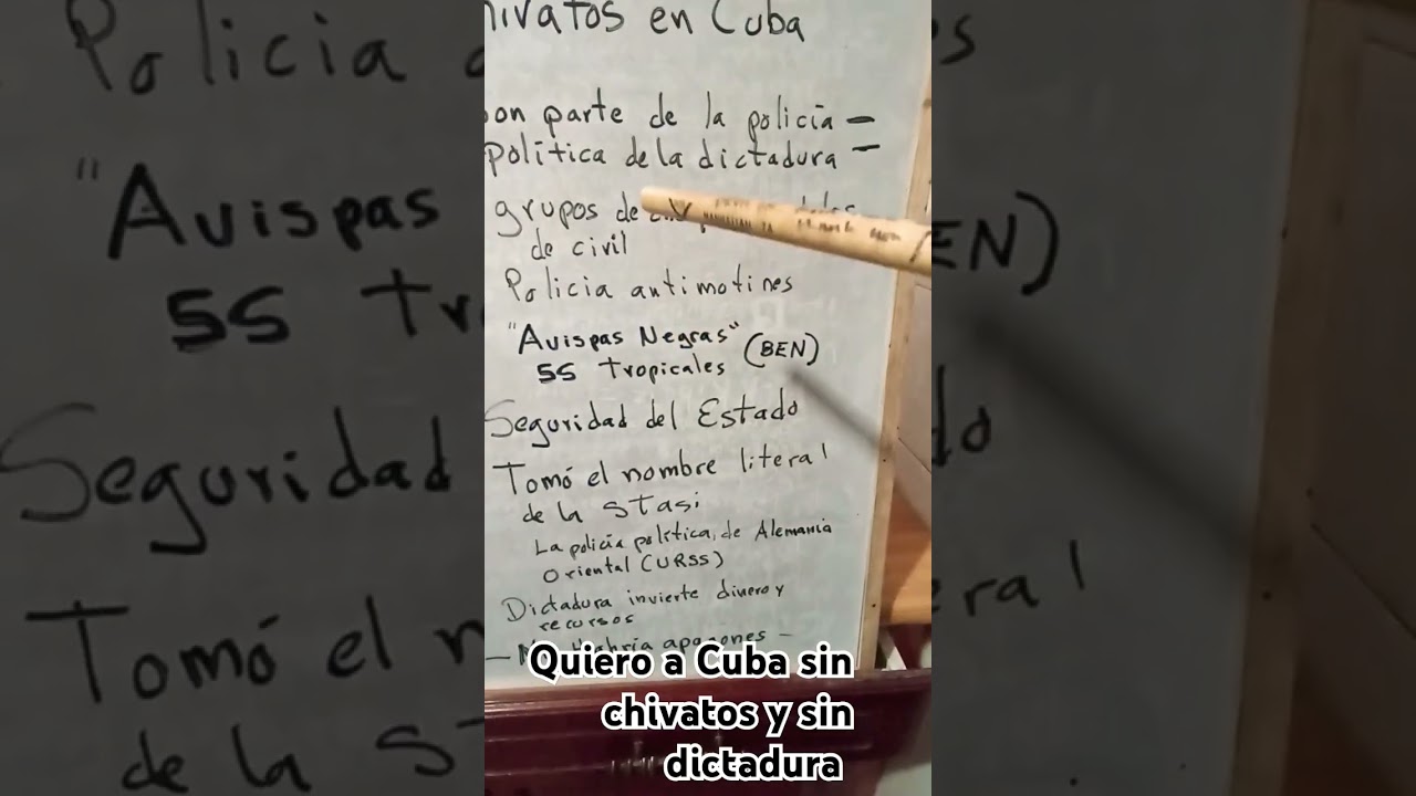 Chivatos Cubanos #revolucioncubana #cuba2025 #