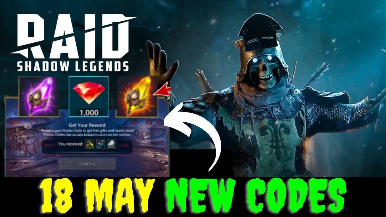 18 May - Raid Shadow Legends promo codes 2023 | Raid Shdow Legends promo codes | Raid Shadow Legends