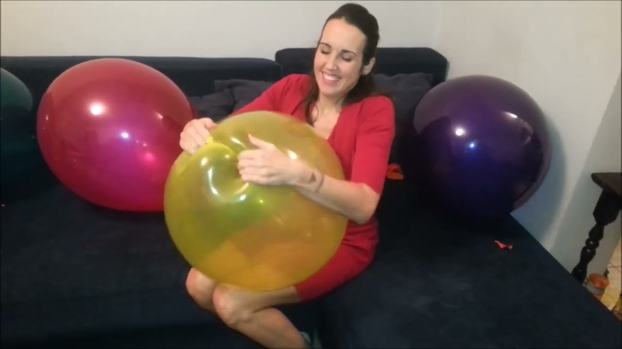 Season Greetings big balloons bursting fun