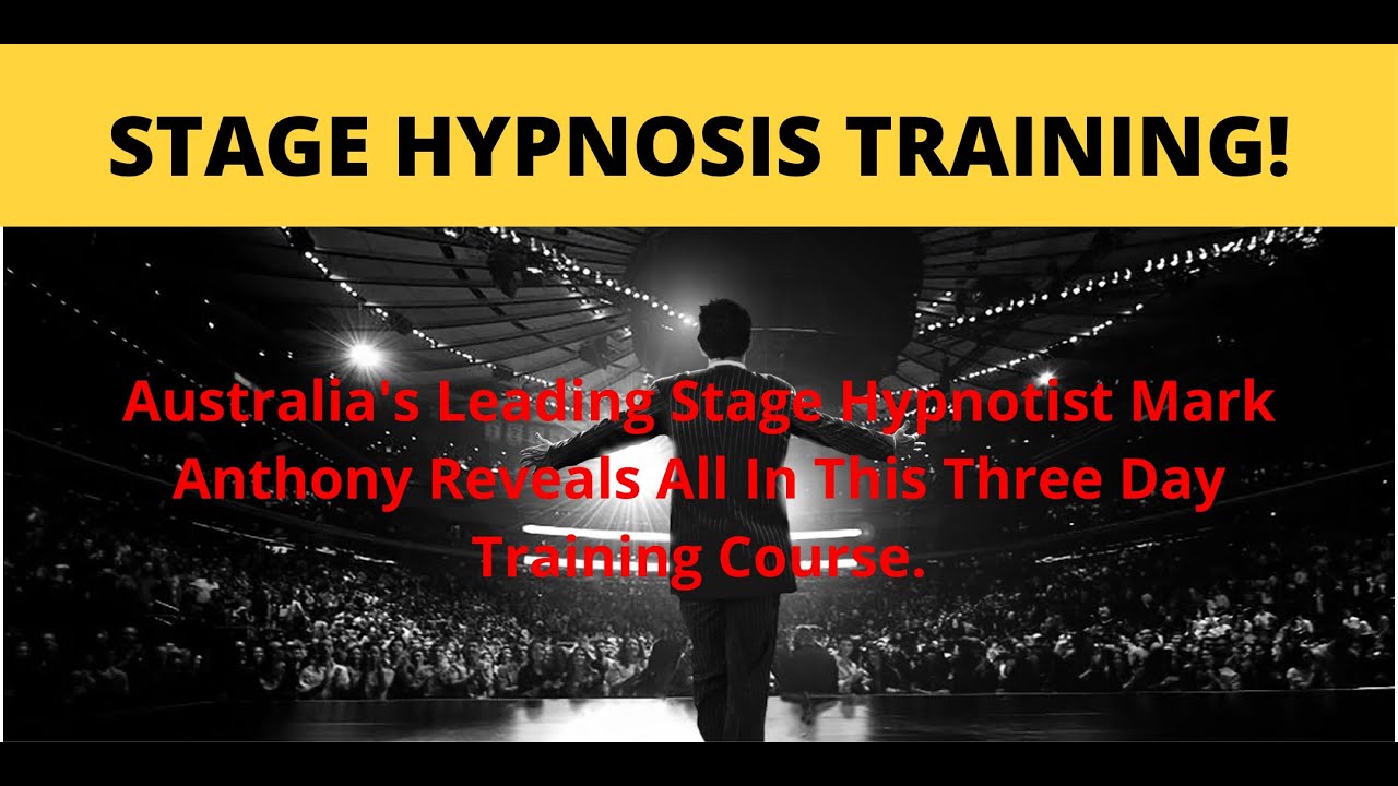 Mark Anthony Hypnotist - Do You Want To Be A Stage Hypnotist?