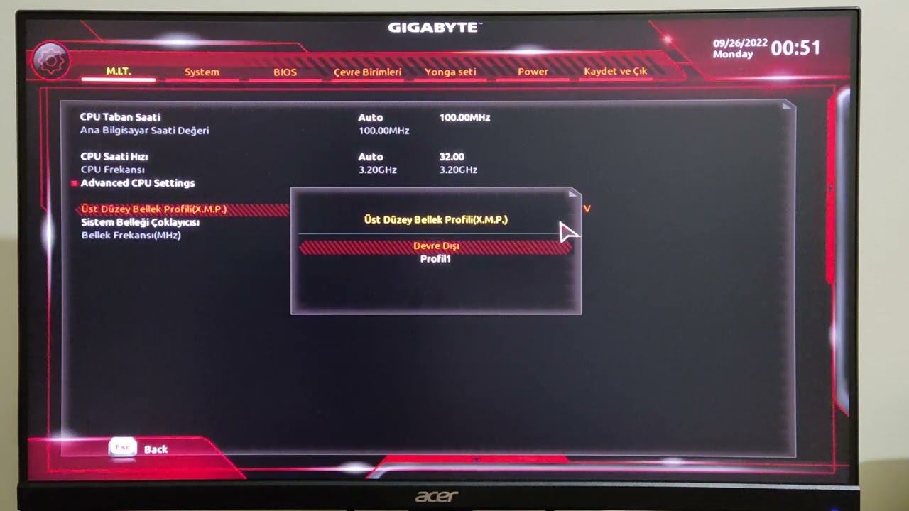 GiGABYTE Anakart XMP ile Ram Frekansı Yükseltme Rehberi - AMD EXPO Ram Frekansı Yükseltme