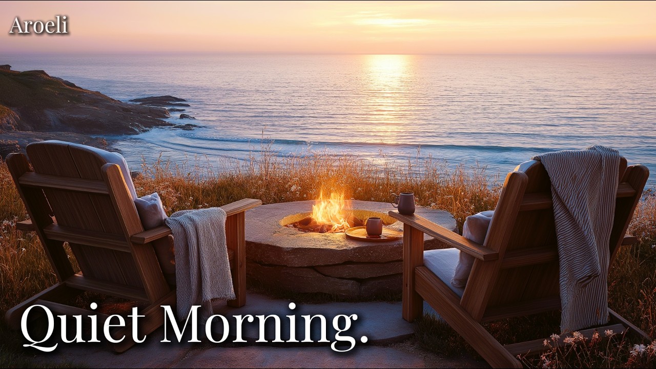 Calm Piano by the Sea | Quiet Morning Tide | Aroeli