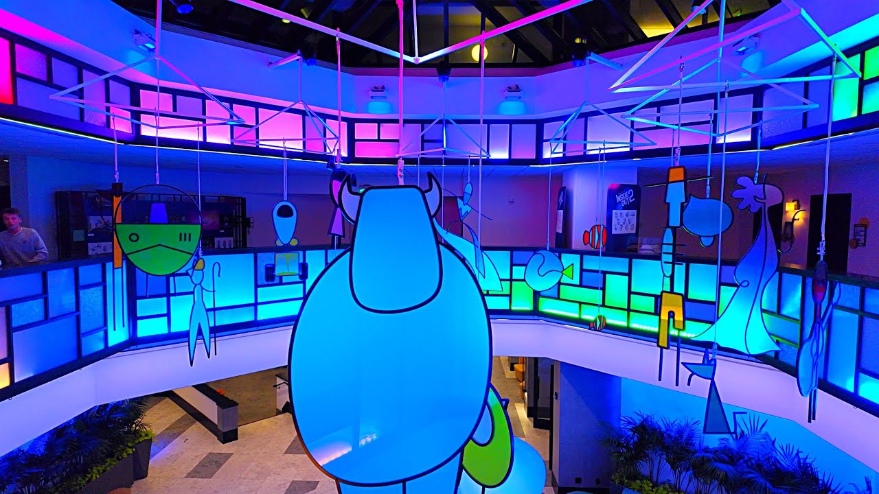 [NEW 2025] 4K Pixar Place Hotel TOUR At The Disneyland Resort - Inside Out Exhibit Walkthrough
