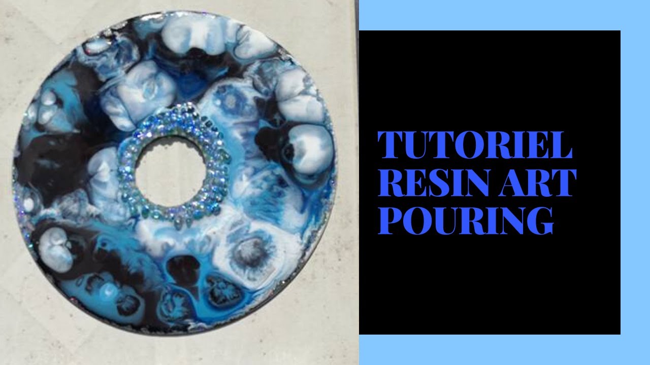 FR | Pouring | Résine art | sur disque de vinyle | réscup | Artpro
