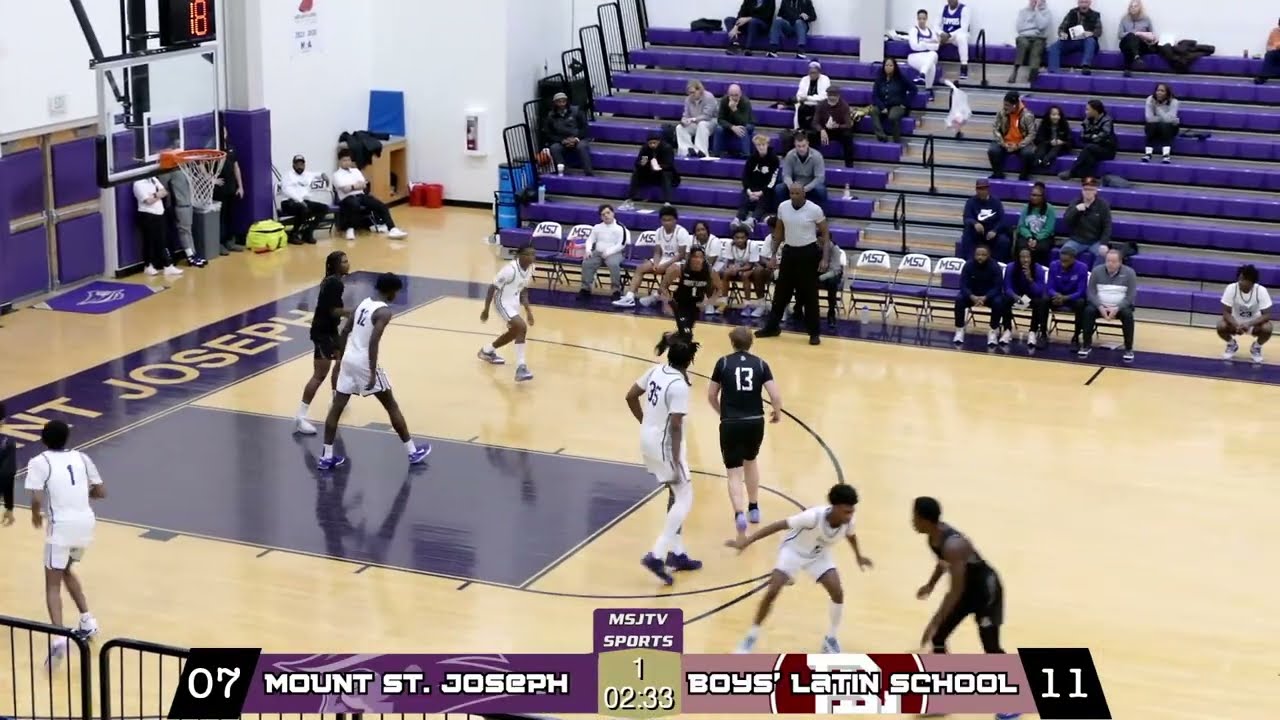 Mount St. Joseph Varsity Basketball vs Boys' Latin