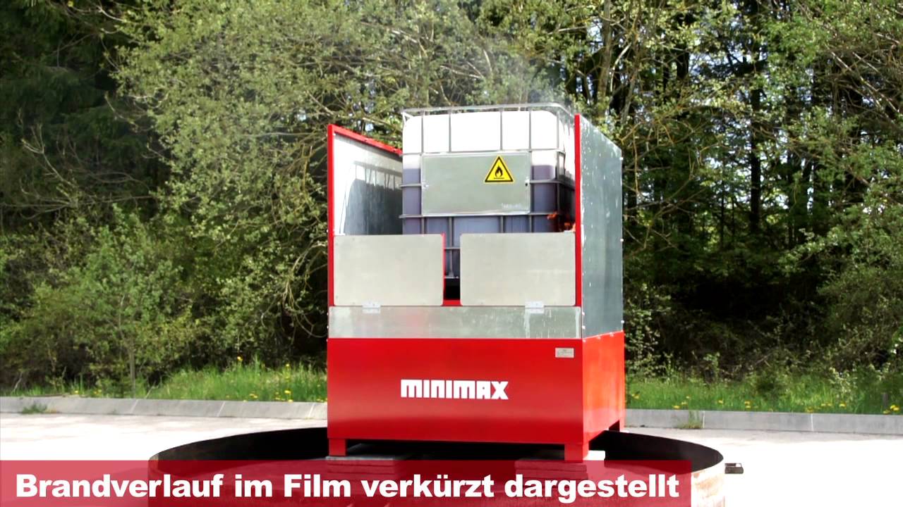 Minimax Produktvideo Brandschutzwanne BWCon 1.400