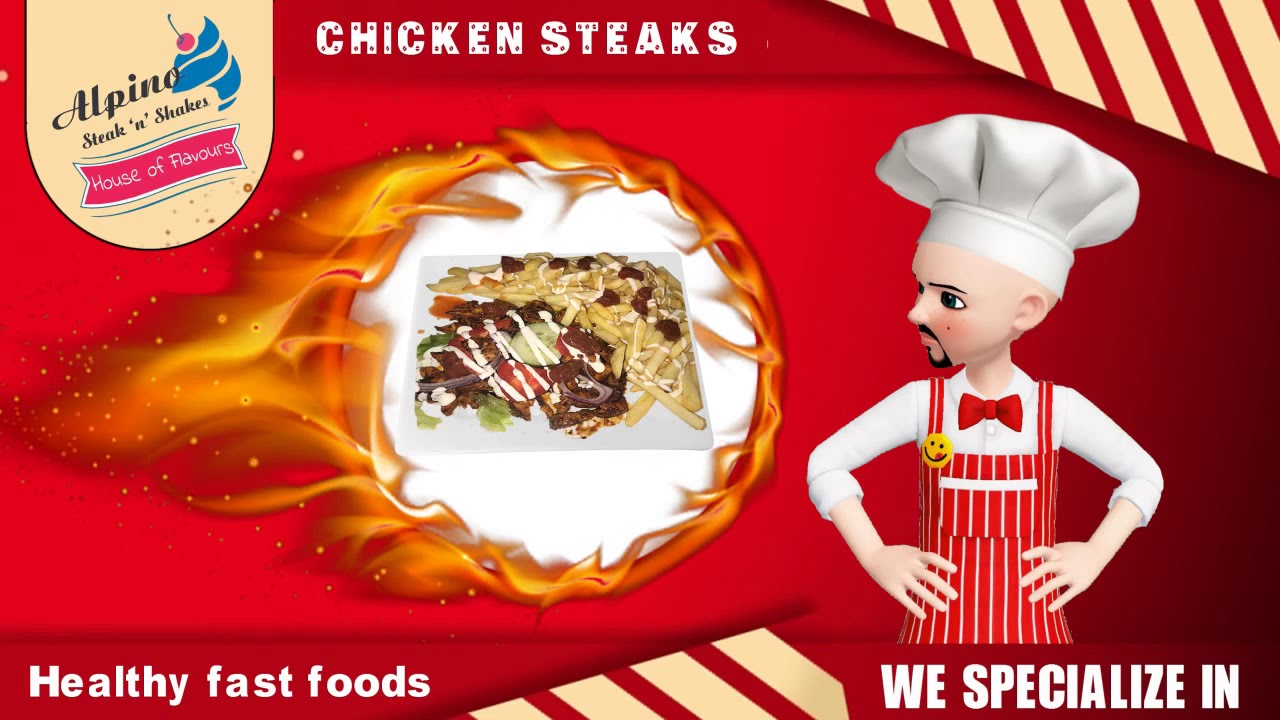 Alpino Steak and Shakes l 26designer l  whiteboard animation