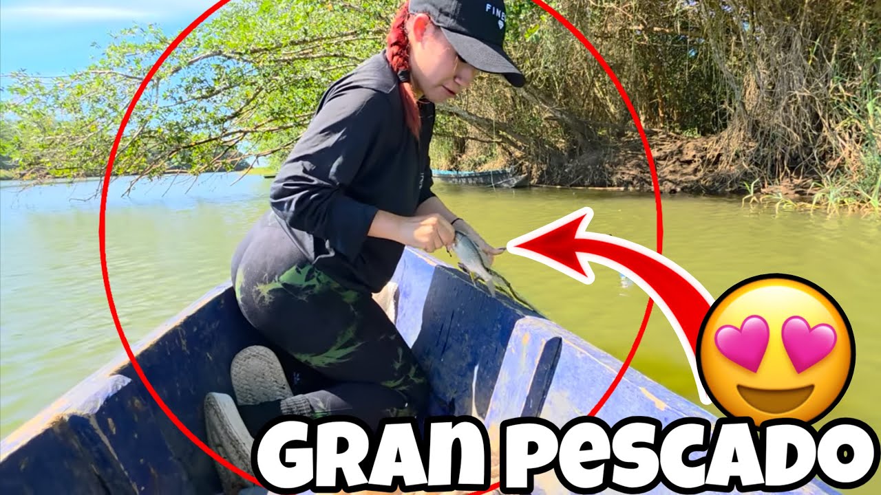 Nano Le Enseña A Su Prima Sarka🥰A Pescar Mira Que rapido A Prendio❤️