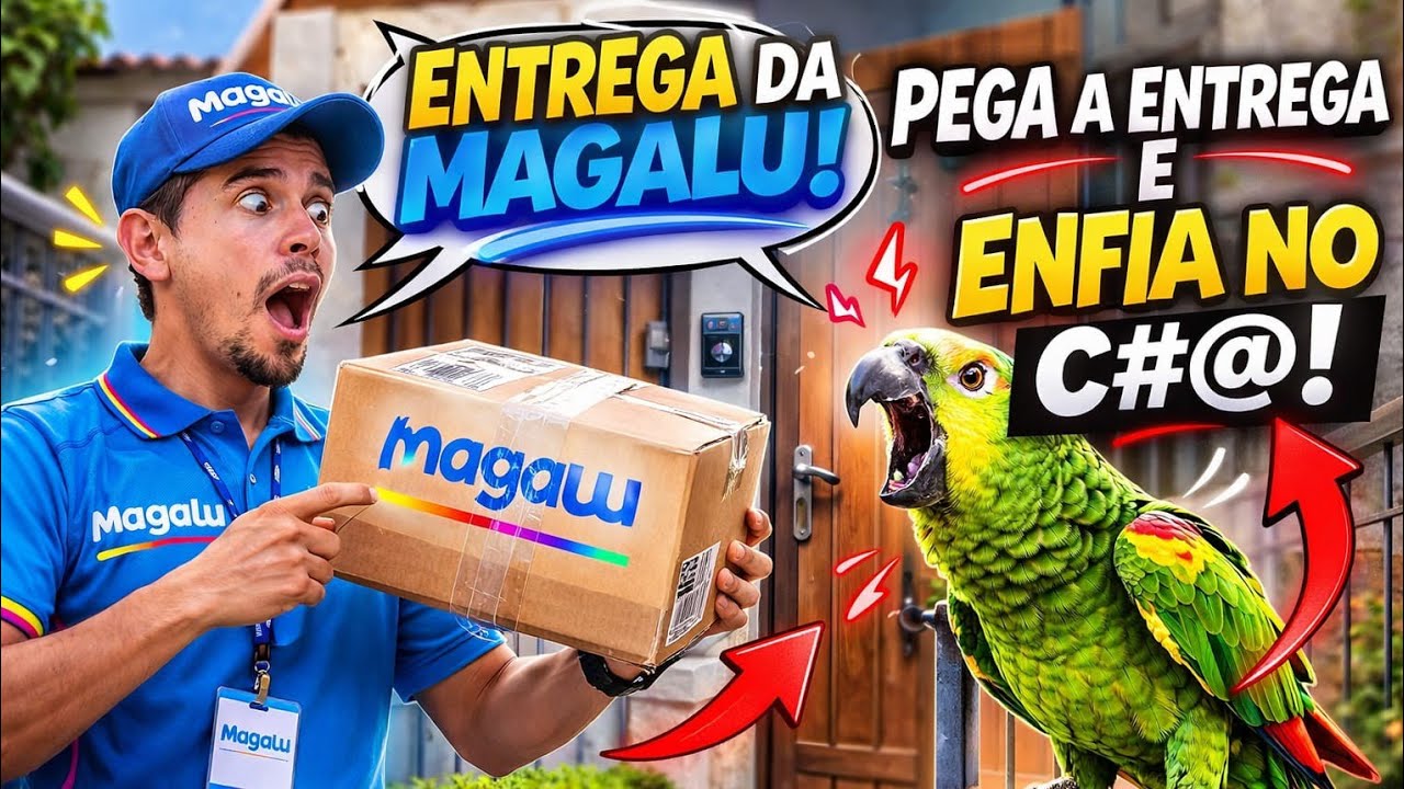 🦜 TENTE N&Atilde;O RIR! - PAPAGAIO MAIS ENGRA&Ccedil;ADO DO BRASIL!!