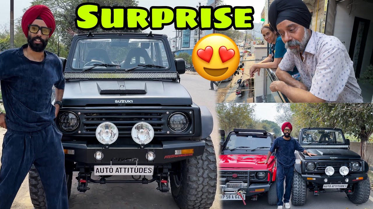 GYPSY преобразован в Monster Car или Papa ko diya G Wagon ka SURPRISE 😍