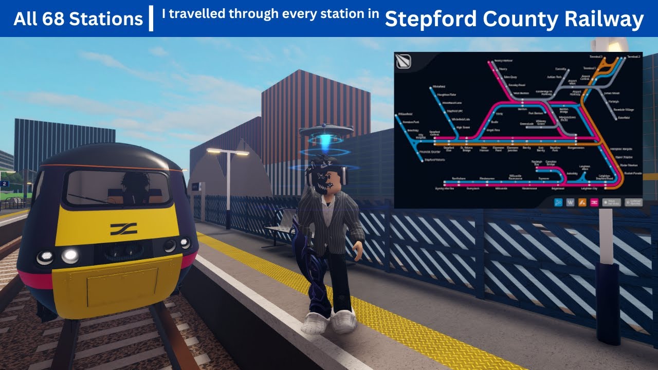 I travelled through every train station in Stepford County Railway!