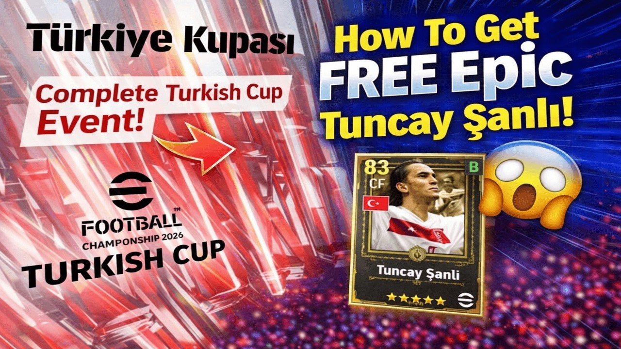 How To Get FREE Epic Tuncay Şanlı in eFootball 2026 😱 New Free Epic Player Guide!