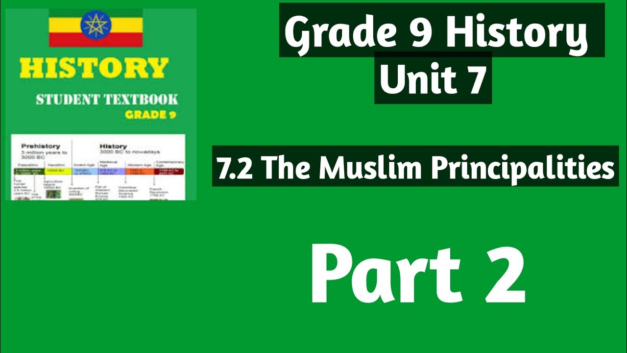 Grade 9 History Unit 7: 7.2 The Muslim Principalities #grade9 #history #unit7  #part2
