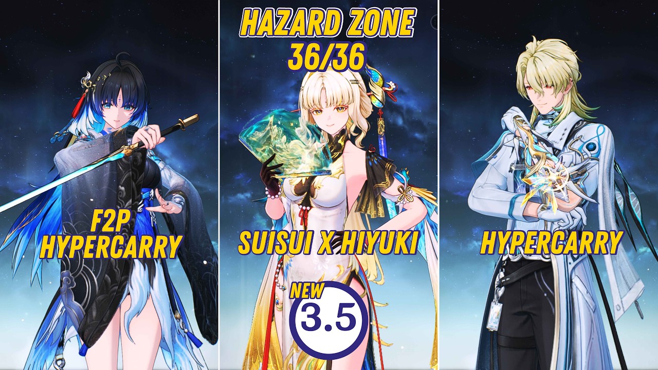 NEW Tower of Adversity 3.5 | Xuanling - Suisui - Luuk Herssen | Hazard Zone - Wuthering Waves
