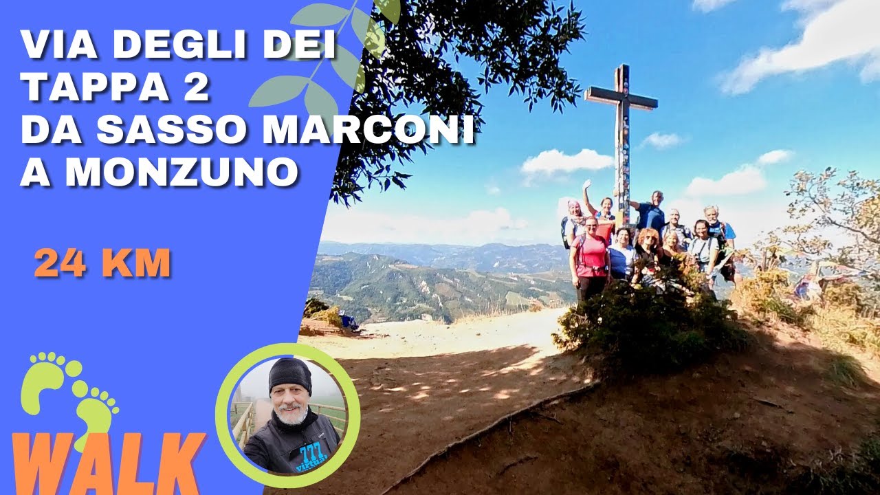 Via degli Dei tappa 2 da Sasso Marconi a Monzuno celestino castelletti wandering