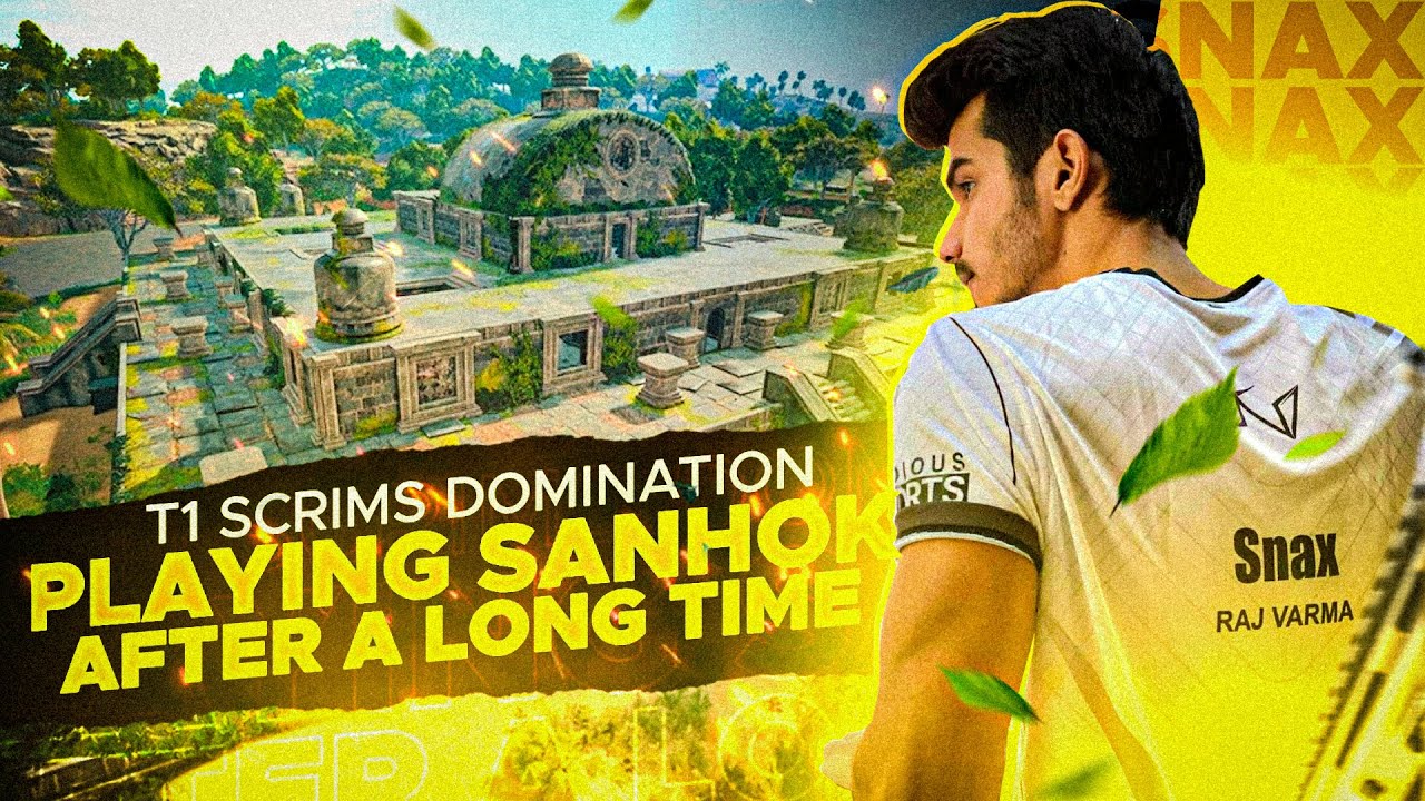 BACK 2 BACK SQUAD WIPES IN T1 SCRIMS - PUBG MOBILE