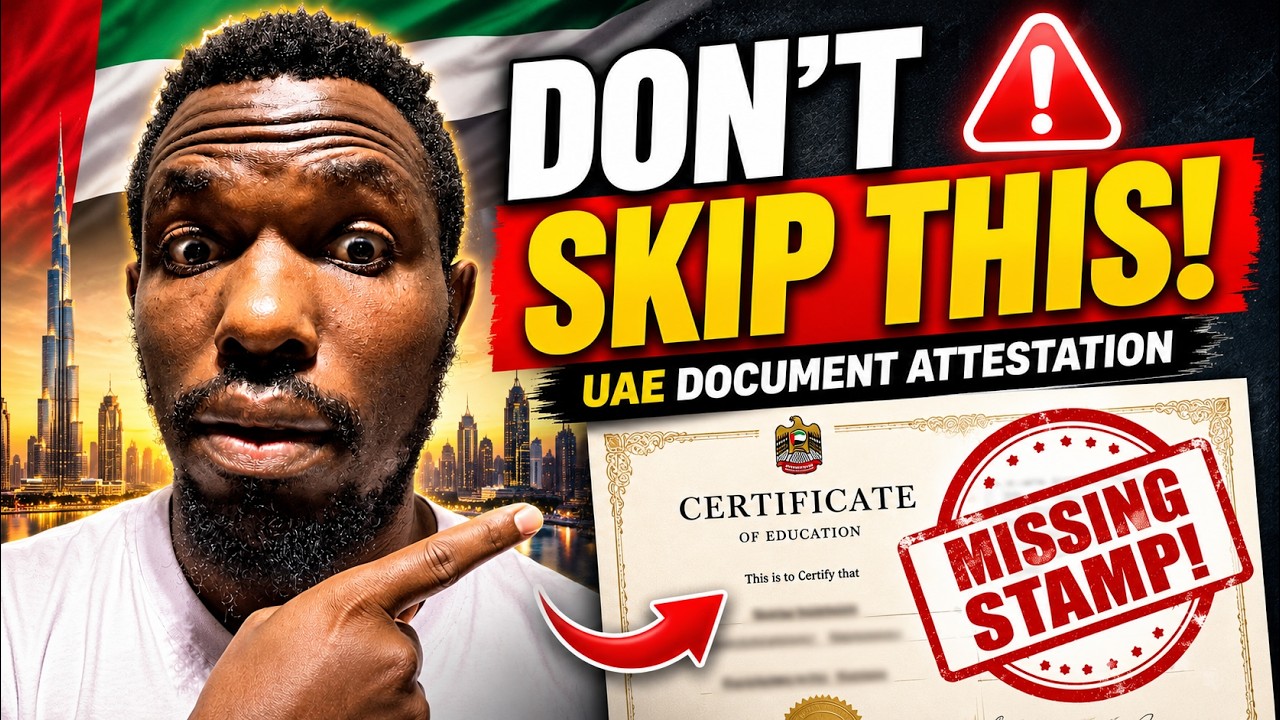 ⚠️ Document Attestation for UAE Jobs Explained | Don't Travel Before Watching This!