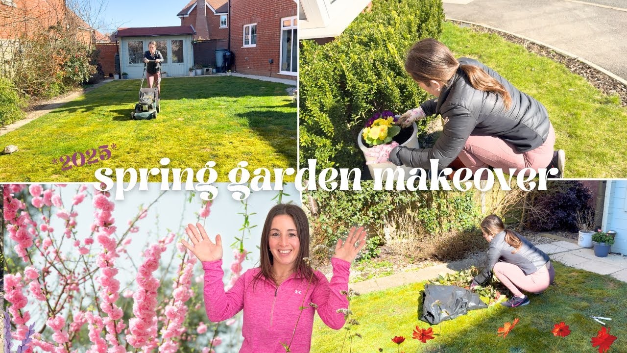 2025 SPRING GARDEN MAKEOVER 🌸 | GARDEN TRANSFORMATION
