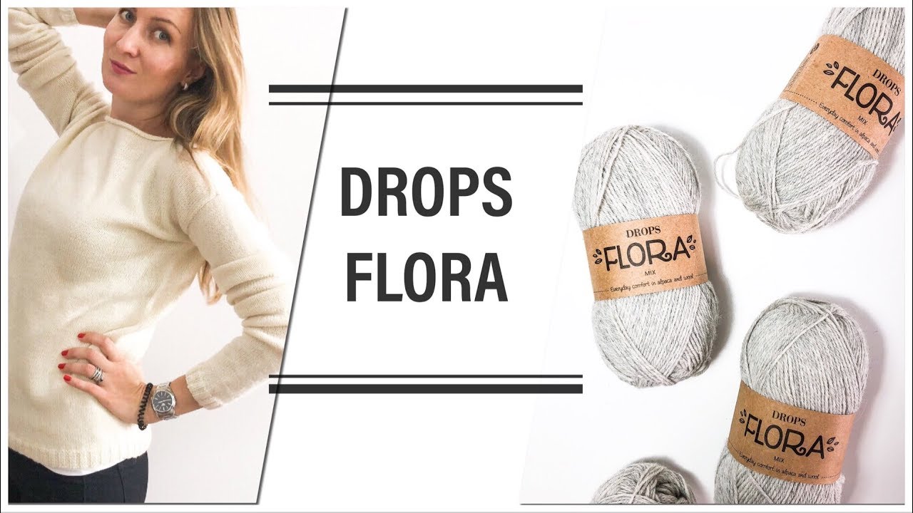 Обзор пряжи и готовых изделий из Drops Flora