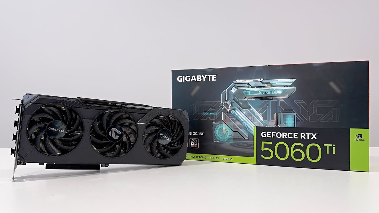 GIGABYTE RTX 5060 Ti Gaming OC 16G - Unboxing, Overview & Benchmarks!