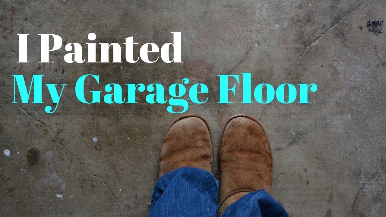 I Painted My Garage Floor: Garage Makeover Series - Thrift Diving