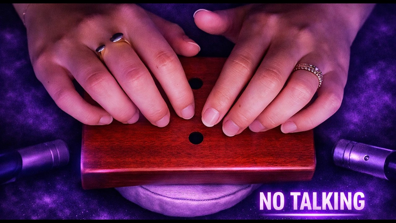 ASMR Fast Tapping Scratching On Hollow Wooden Box | Binaural ASMR For Focus & Relaxing (No Talking)