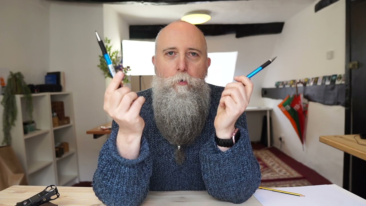 Trying an AUTO-FEED pencil for PEN PLOTTING