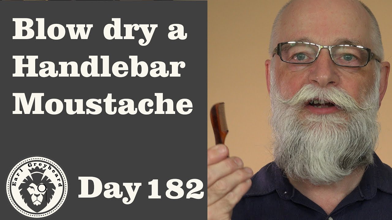 Yeard Challenge: Blow drying an epic moustache for ordinary mortals