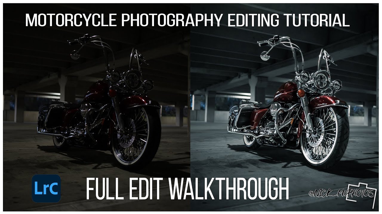 How to edit motorcycle photos in Adobe Lightroom