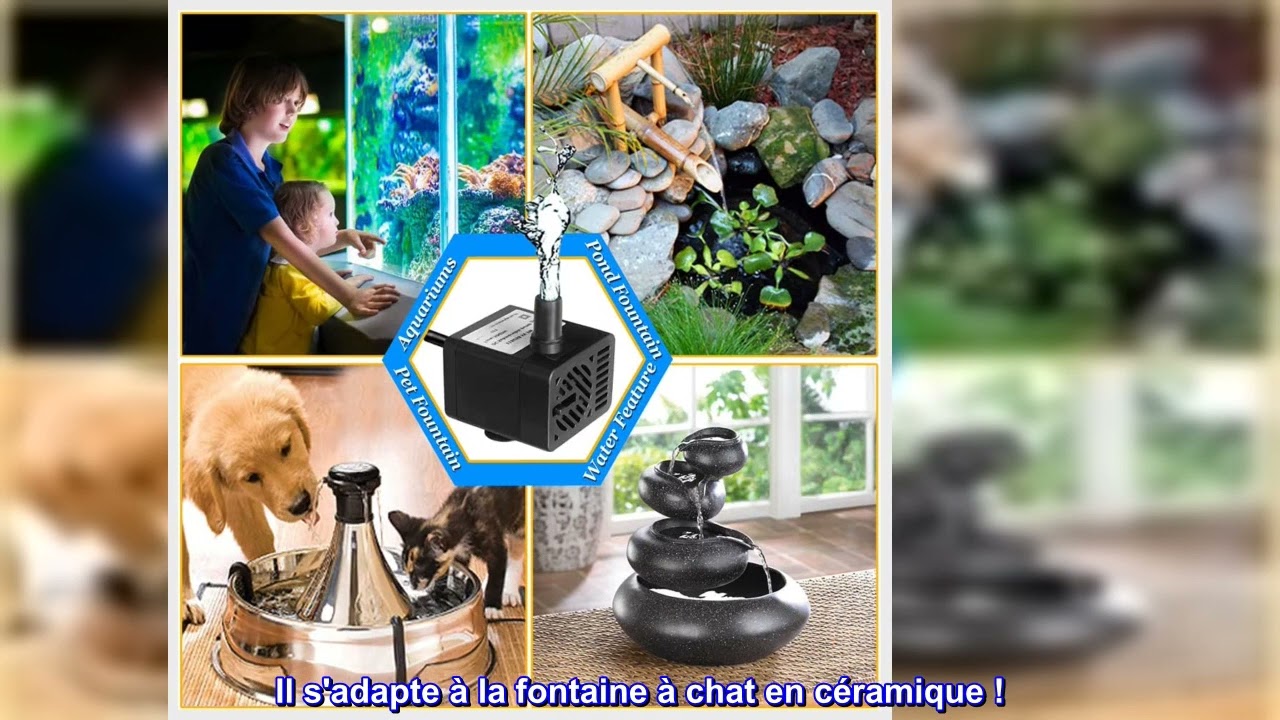 Bon produit -  PULACO DC 5V USB Mini pompe à eau submersible pour fontaine pour animaux de compagnie