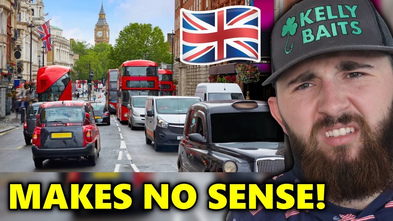 American Reacts to Why do the British drive on the left? *never driving again*