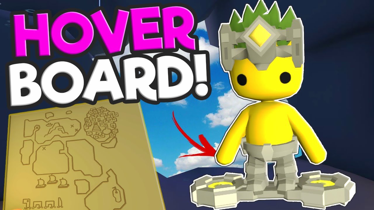 I Found the SECRET HOVERBOARD in the Caves in The Wobbly Life Update!