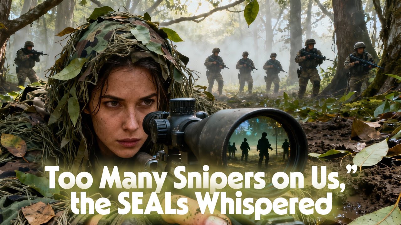 Too Many Snipers on Us the SEALs Whispered  Then She Eliminated All 7 Before They Knew She Was There