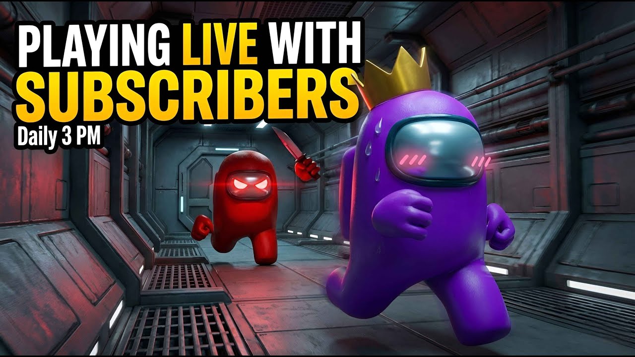 You vs Me in Among Us – Viewers Think They Can Beat Me? 😏 Join the Lobby RIGHT NOW!