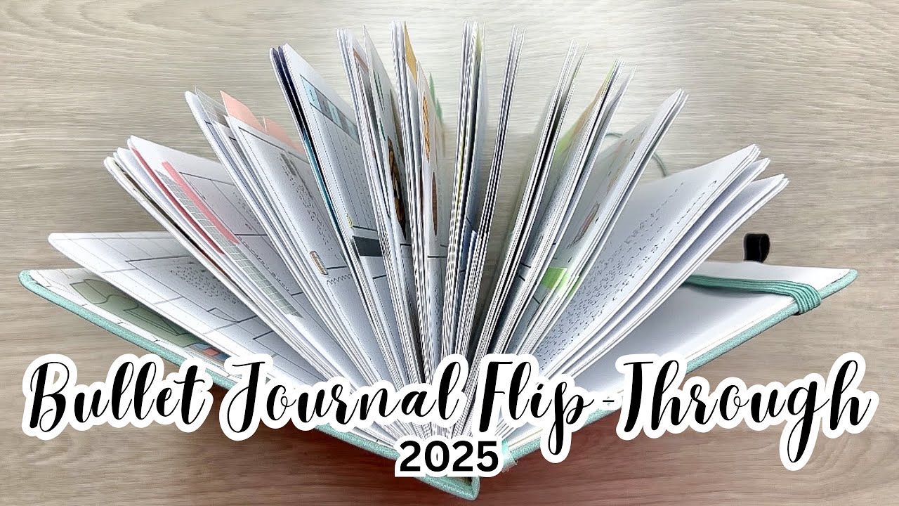 2025 BULLET JOURNAL FLIP THROUGH (PART 1)