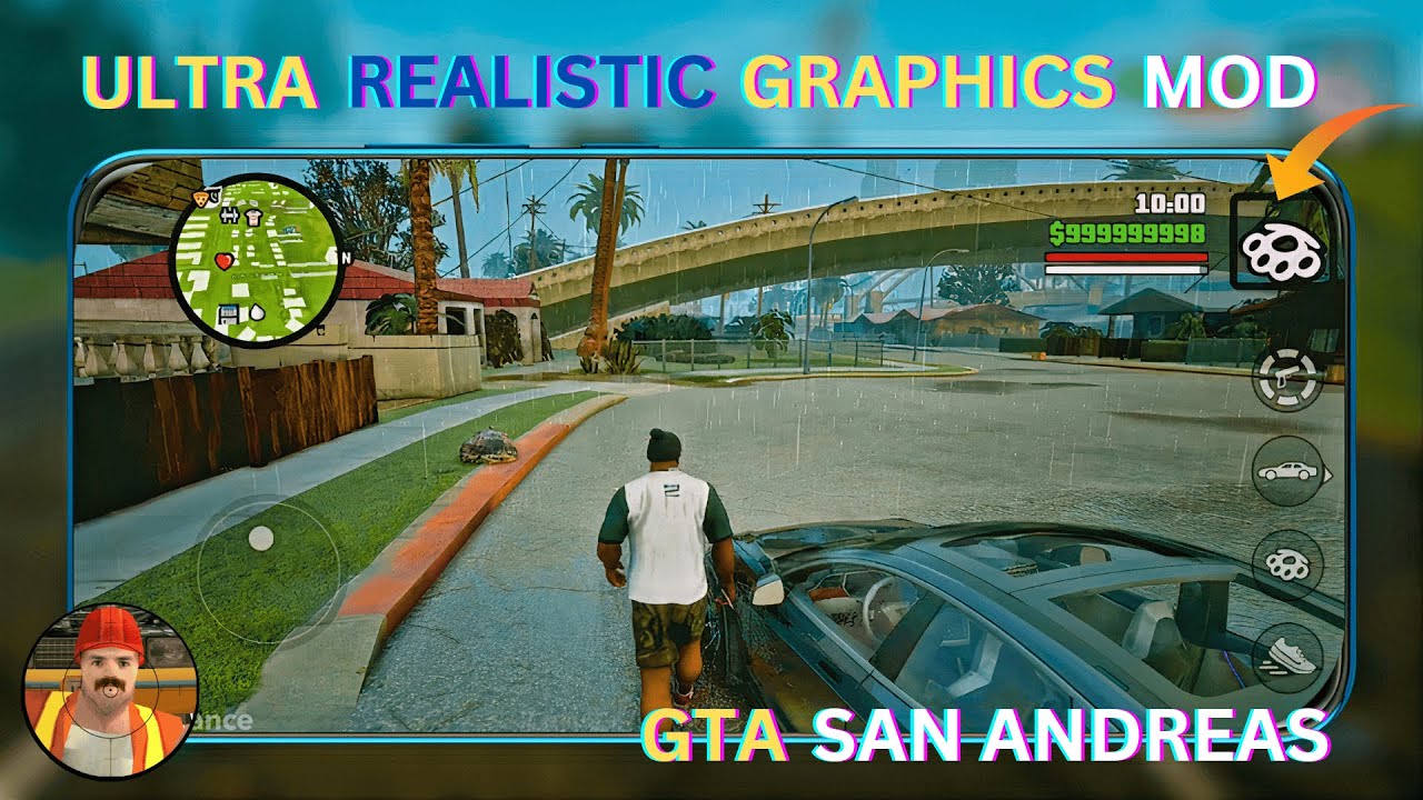 Кажется, я нашел САМЫЙ РЕАЛИСТИЧНЫЙ графический мод для GTA San Andreas на мобильных устройствах!
