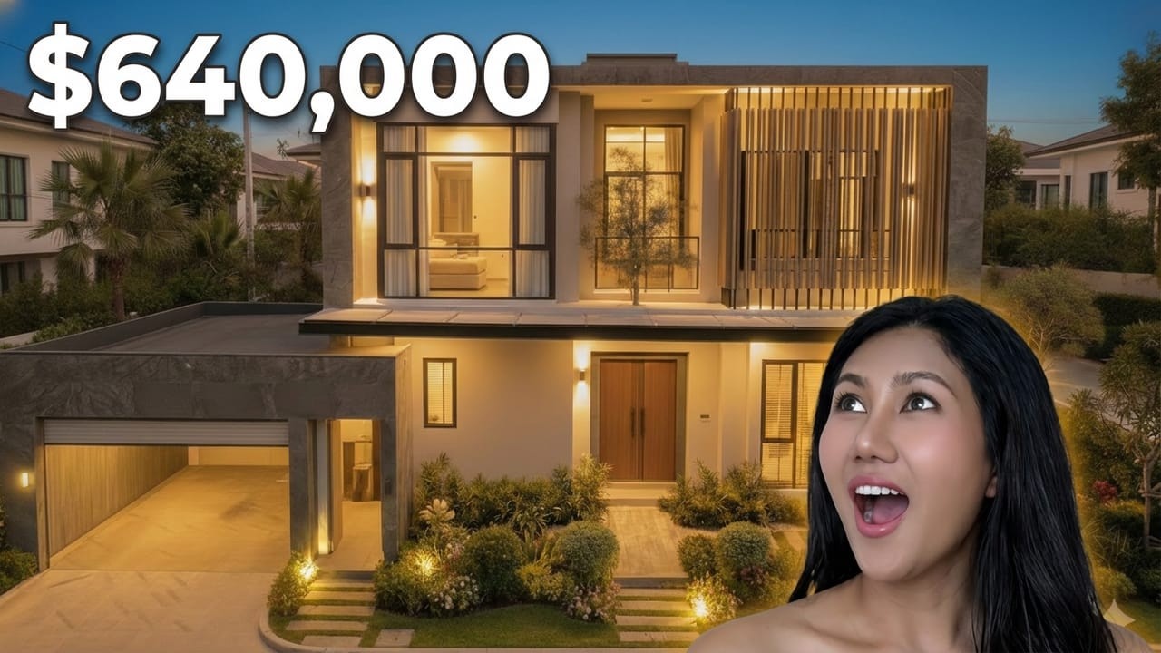 INSIDE a 24 MILLION BAHT Modern Dream Home near Sukhumvit | Tree Villa Tour
