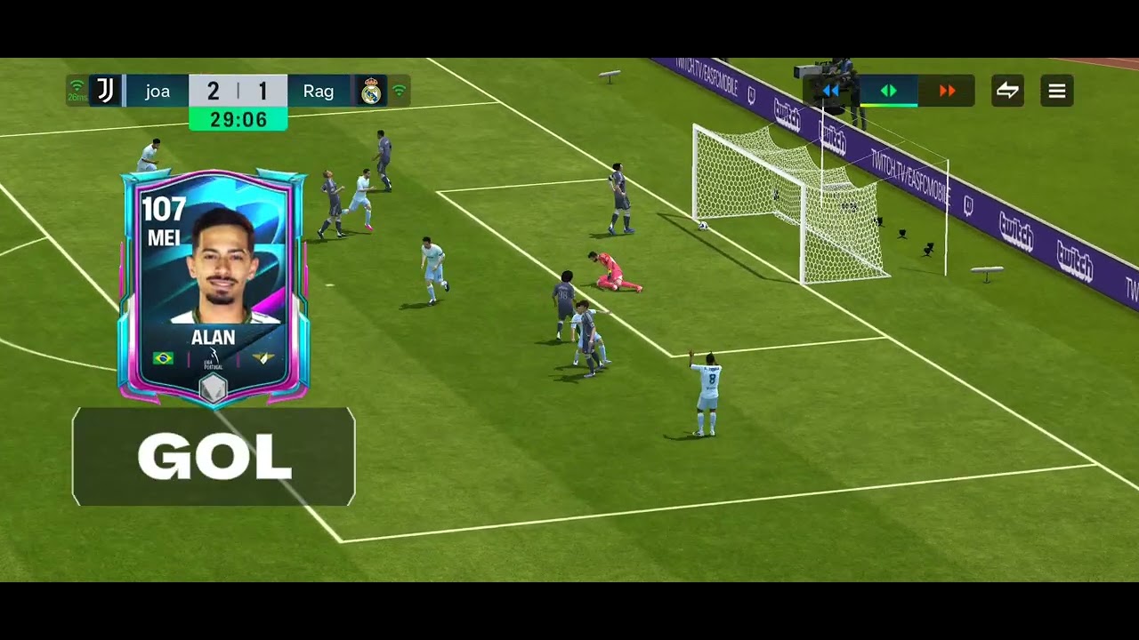 EA fc mobile juventus VS real Madrid 