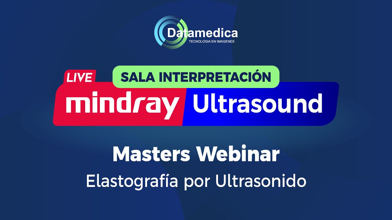 Elastografía  Mindray Ultrasound Master Webinar en español