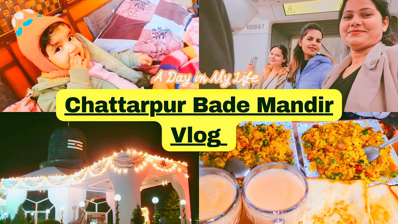 Chattarpur Bade Mandir || Guru ji ka Aashram || New Year Starting With Blessing 🙏|| Daily Life Vlog