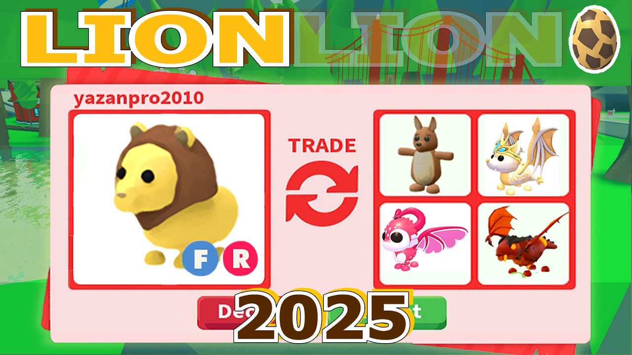 TRADING LION 🦁🔥 (FROM SAFARI EGG) IN 2025 🤩 ADOPT ME | ROBLOX