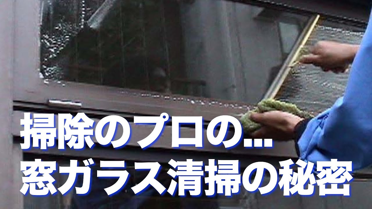 窓ガラス清掃のスペシャリストの秘密とは？〜おそうじ情報館〜
