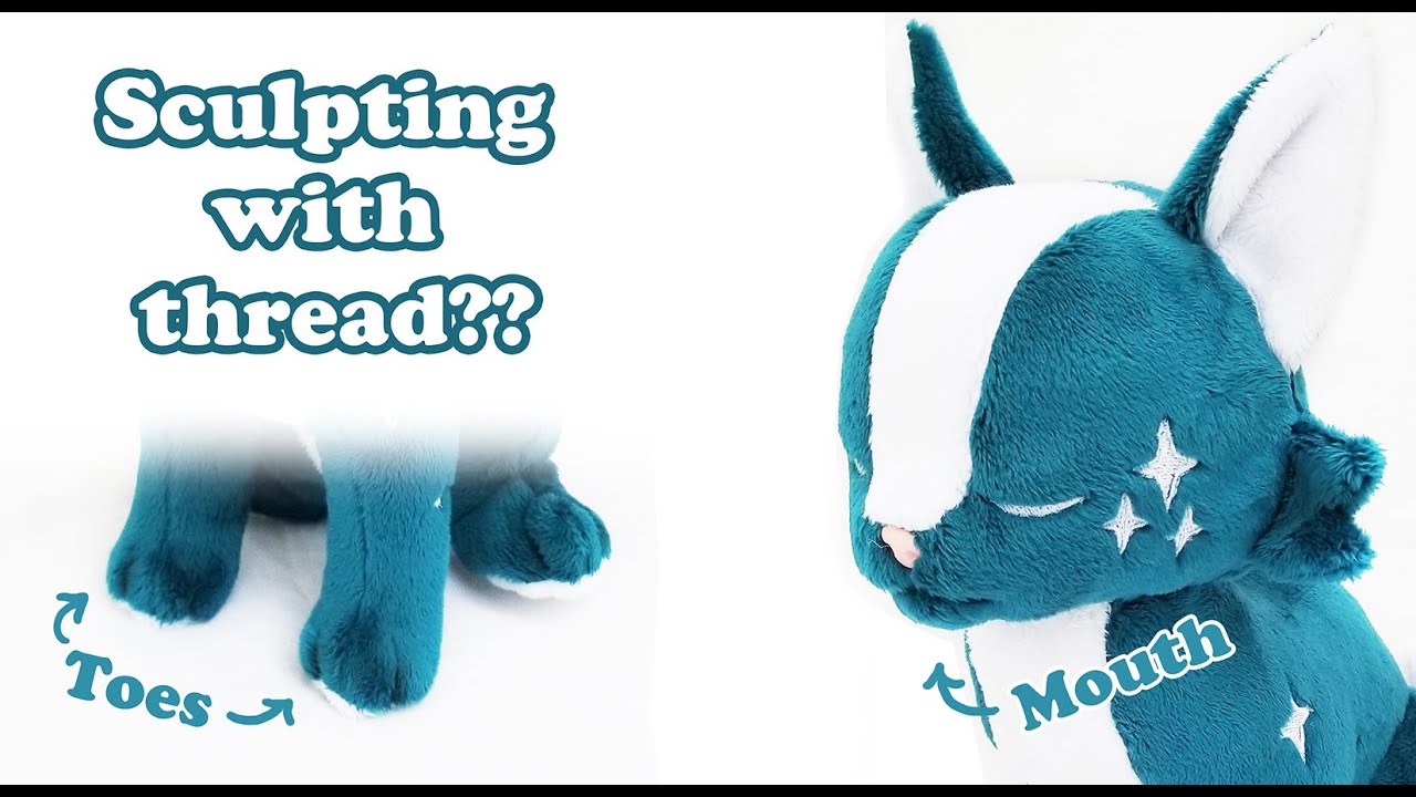 Adding Details to a Plushie with Threadsculpting