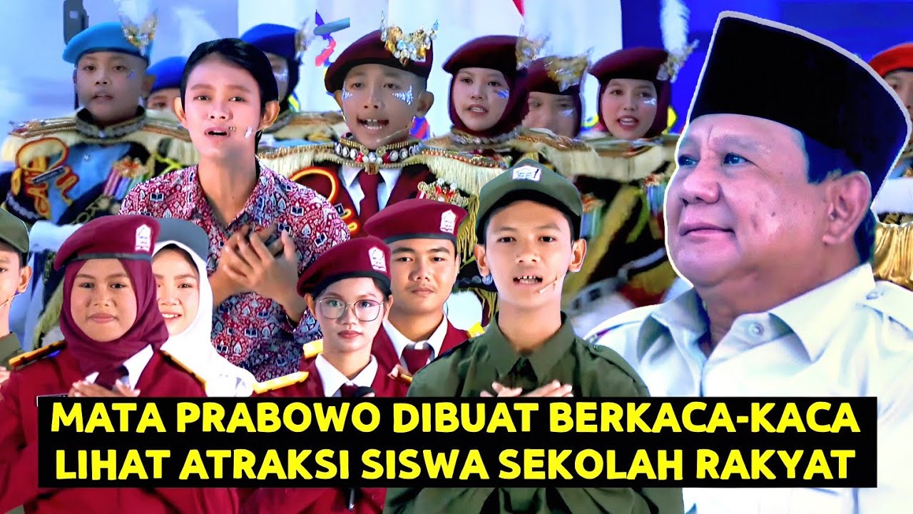 Atraksinya Bikin RI 1 Berkaca-kaca, Terharu Lihat Penampilan Siswa Sekolah Rakyat Se-Hebat ini !! 