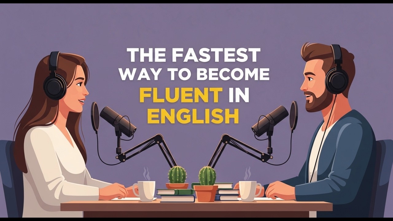 The Fastest Way to Become Fluent in English| English Lexo Podcast