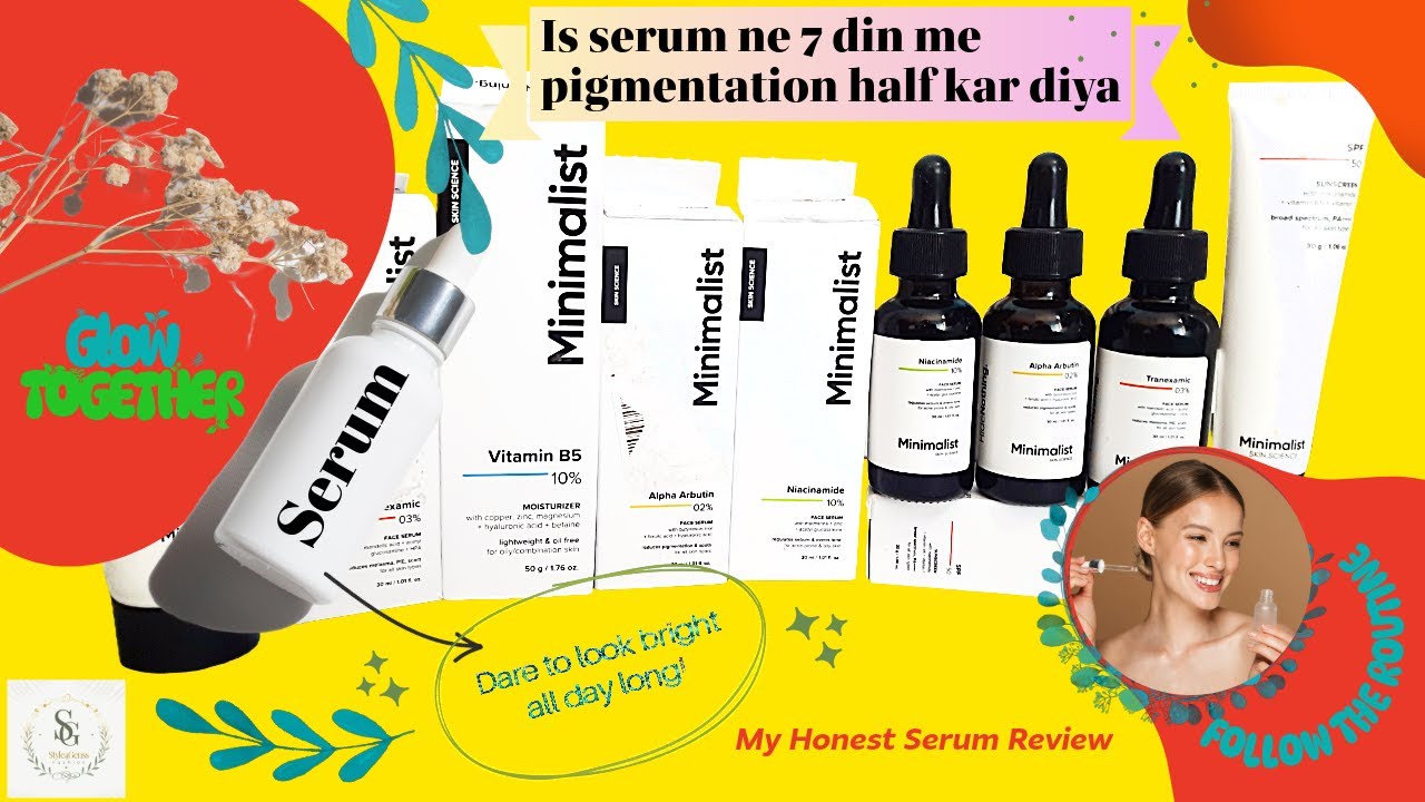 Best Minimalist Routine For Glass Skin ✨ Pigmentation Gone? | Alpha Arbutin, Niacinamide, Tranexamic