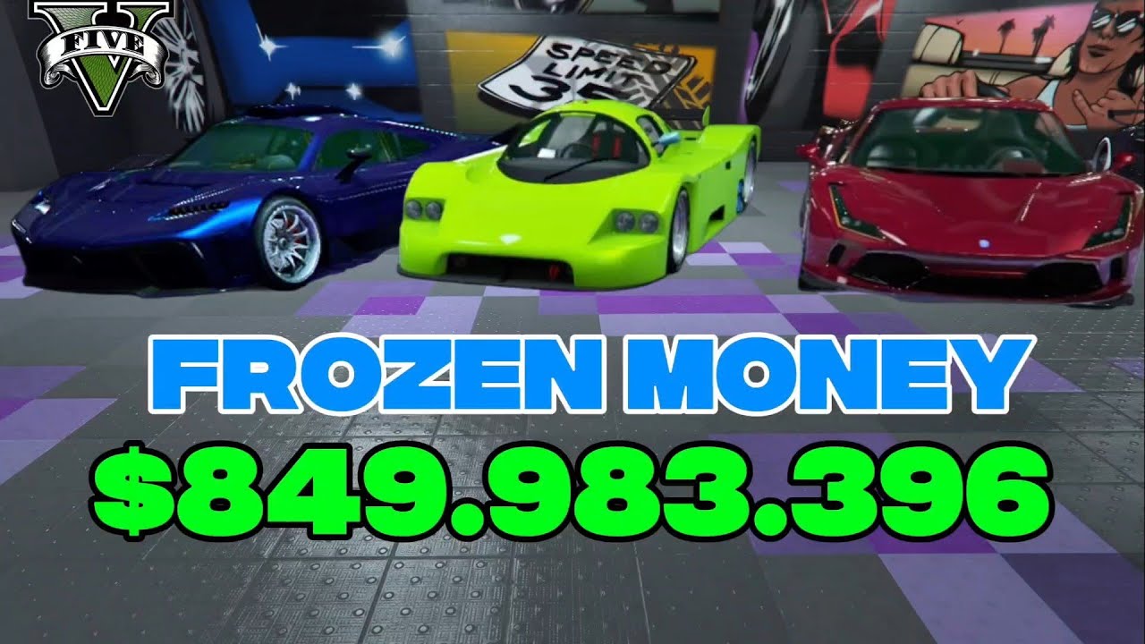 Frozen Money - Como fazer muito dinheiro no gta online e coleção de carros de graça