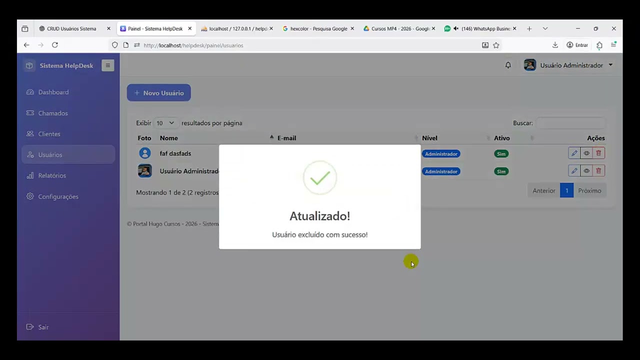 Desenvolvendo Sistemas com IA - Aula 60 - Finalizando o Crud - Módulo 02