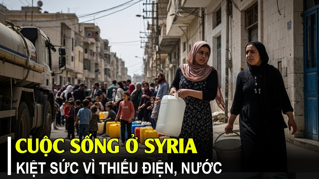 BÊN TRONG SYRIA: TỪ CHIẾN TRANH ĐẾN ĐỜI SỐNG, KIỆT SỨC VÌ THIẾU ĐIỆN NƯỚC | TGKL
