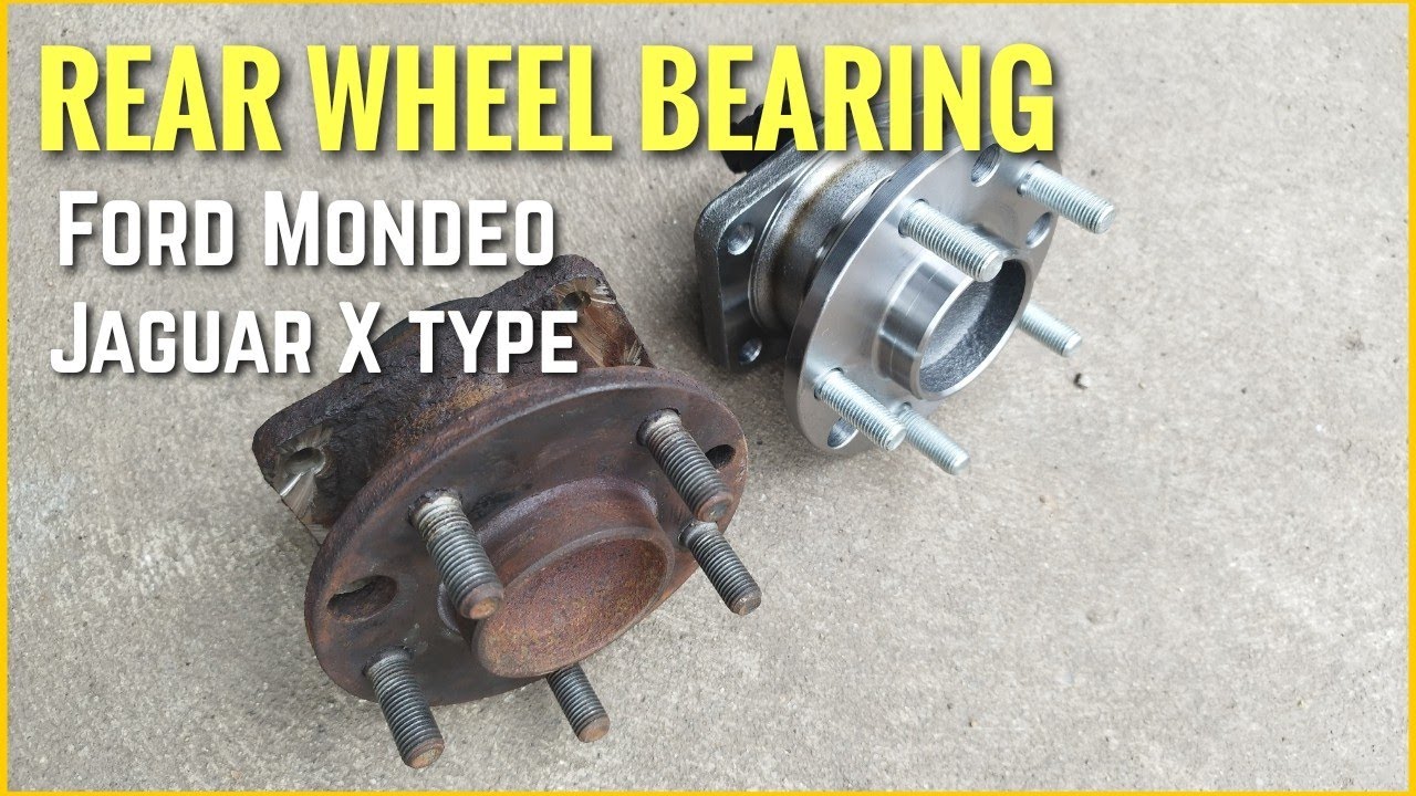 Rear wheel bearing replacement of Ford Mondeo & Jaguar X Type. #fordmondeo #jaguar